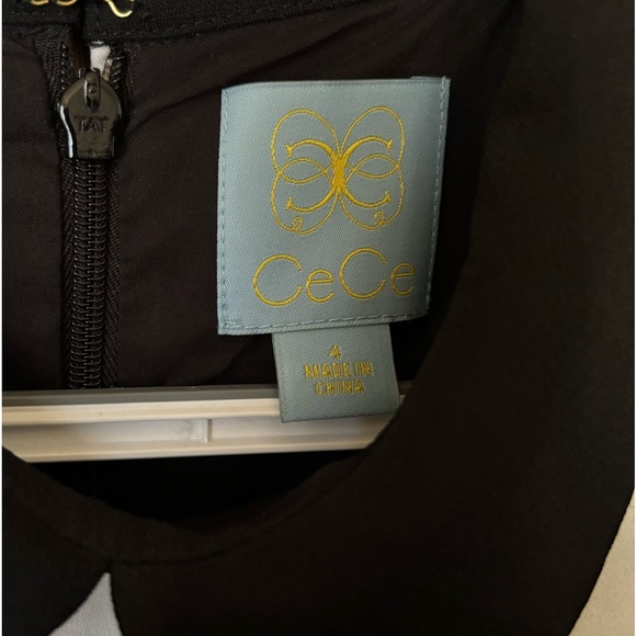 CeCe Black and white dress size 4 - Picture 5 of 7